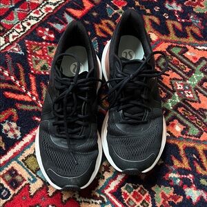 Lululemon Black and Rose gold sneakers 8.5